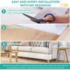 HEYInova Cat Scratch Furniture Protector,Cat Scratch Furniture Protector,100% Transparent Cat