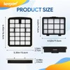 KEEPOW Replacement Filters Compatible with Eureka NEN180 NEN186BL Bagless Canister