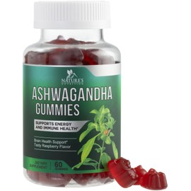 Ashwagandha Gummies 30:1 Extract - 3000mg Equivalent - Advanced Ashwagandha Gummy Formula for Daily Use - Adaptogenic Supplement for Natural Calm, Relaxation, & Immune Support - Vegan - 60 Gummies