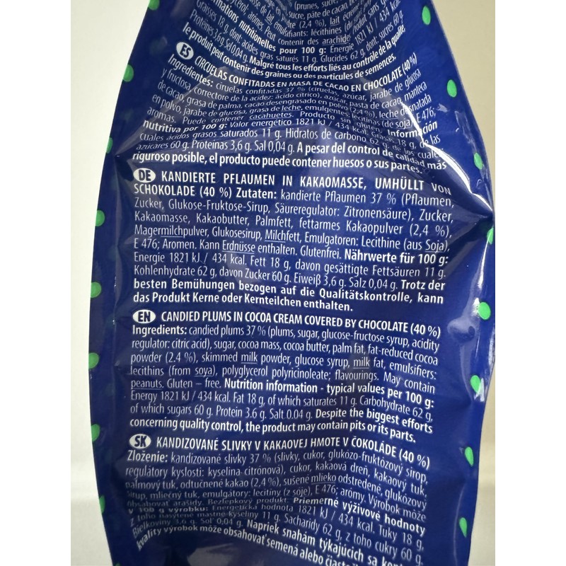 Solidarnosc, Sliwka w Czekoladzie Whole Plum In Dark Choc (1.500