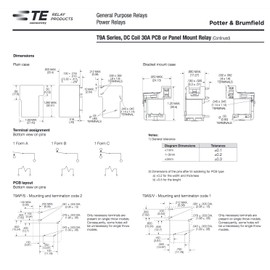 Potter and Brumfield Power Relay for Atwood 93849 Water Heater Relay Kit RV Parts