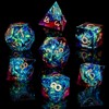 ARUOHHA DND Dice Set Resin Sharp Edges Dice with Box,
