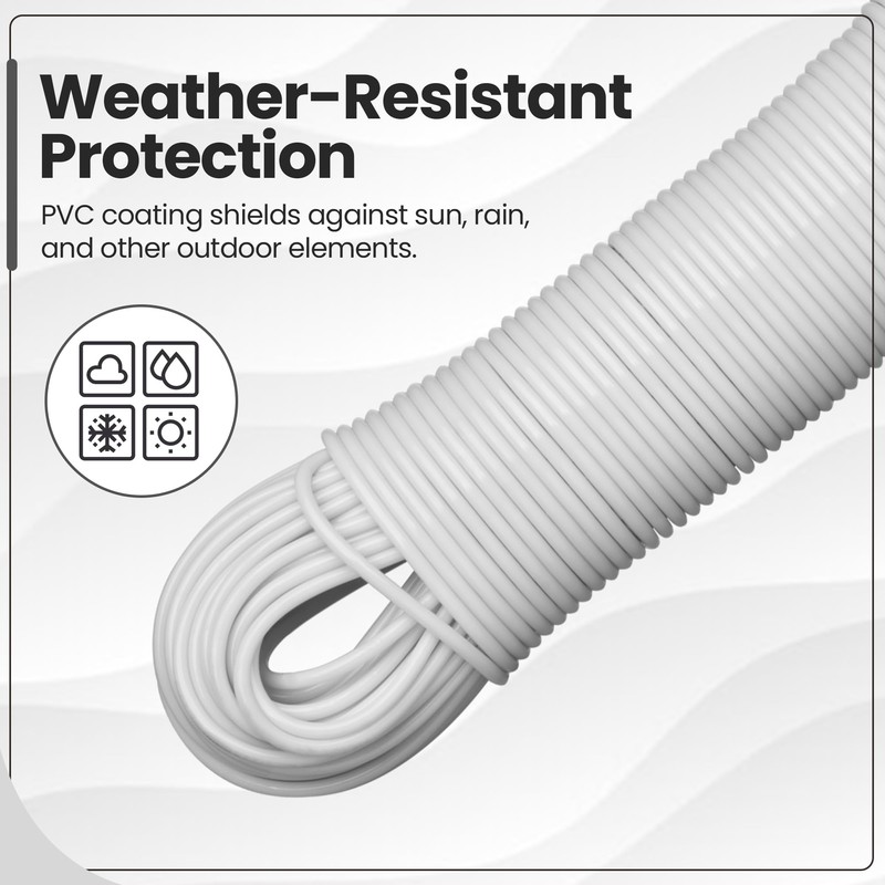 Hardys 15m Washing Line | Clothes Line with Steel Core