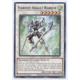 Stardust Assault Warrior - LED8-EN053 - Common - 1st Edition