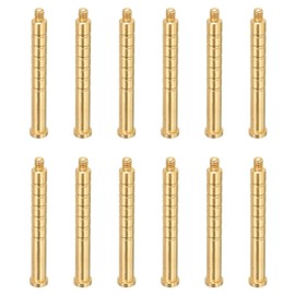 PATIKIL 150 Grain Archery Arrow Insert 0.244 Inch 12 Pack Brass Arrow Weight Bolts for Field Tips Shaft