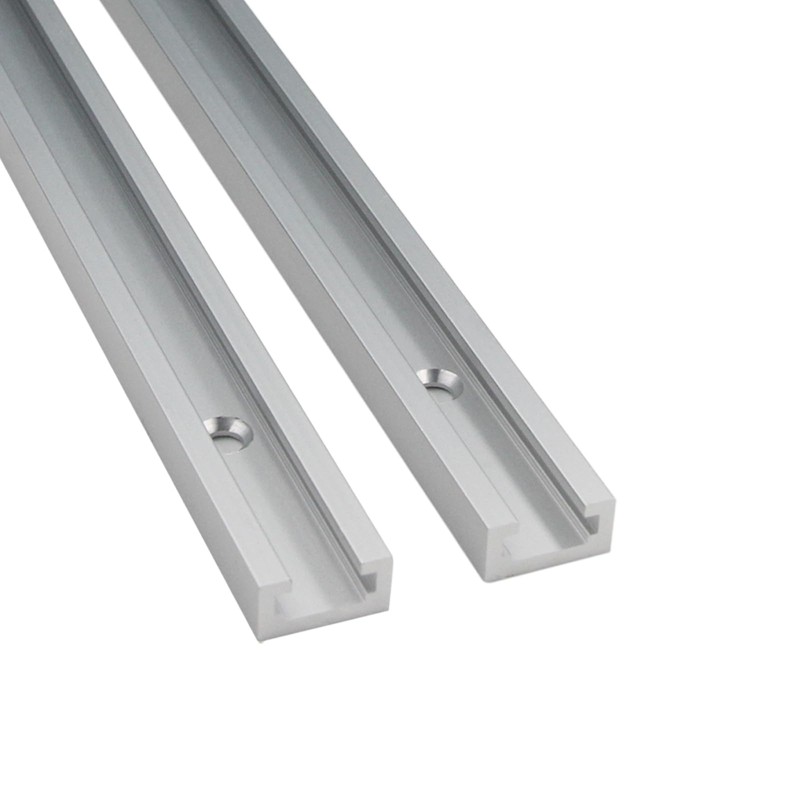 Zeberoxyz 4pcs 300mm/12" Aluminum T-Track Slider with Screws Double Cut