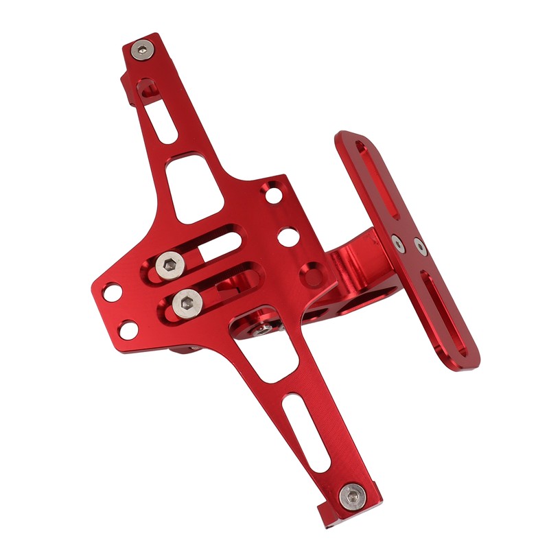 Motorcycle License Plate Bracket CNC Aluminium Alloy Universal Adjustable Motorcycle