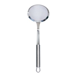 Restaurantware-German Standard 3.9 Inch Mesh Sieve, 1 Fine Mesh Strainer With Handle - Ultra Durable Sieve, Dishwashable, Stainless Steel Food Strainer, For Rice, Quinoa, Tea, Coffee, And, More