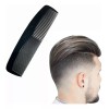 Globusman Peine De Bolsillo Clásico Negro Barba Cabello Globusman 4pz