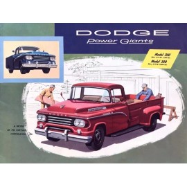 1958 Dodge Trucks Models 200, 300 Dually Metal Sign: 12x16" & Free Shipping