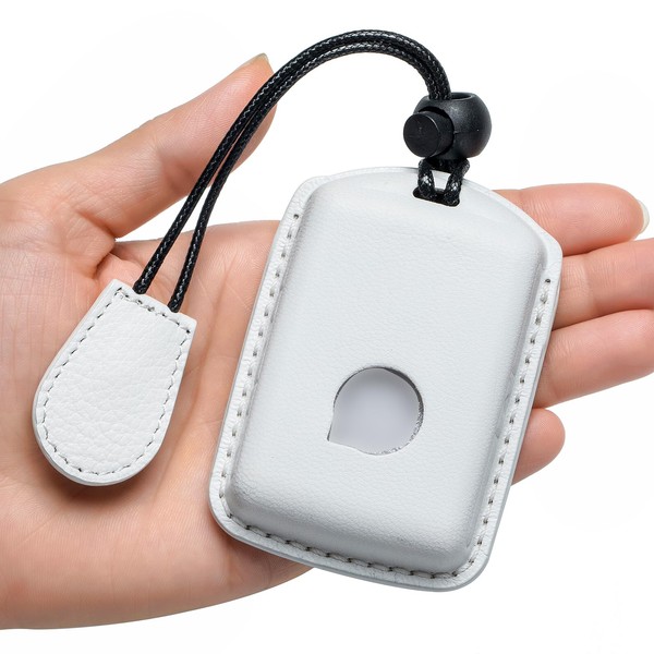 LCXWZNDY for Volvo Key Fob Cover Genuine Leather with Keychain,Compatible