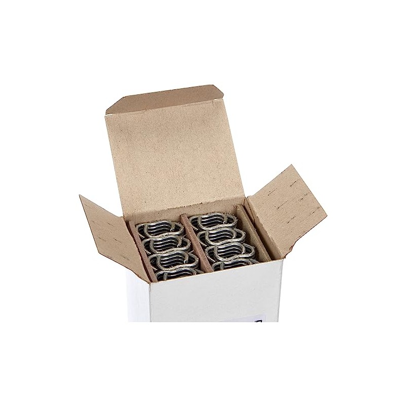 Alberts 531188 Wire Clips Galvanised Width 22 mm Set of