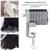 Leather Table Top Lace Cutter Manual Feed Leather Desk Lace