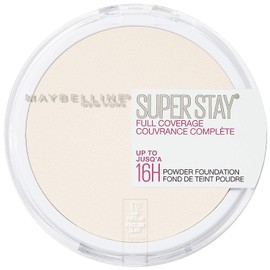 Maybelline Super Stay Full Coverage Powder Foundation Makeup, Up to 16 Hour Wear, Soft, Creamy Matte Foundation, Fair Porcelain, 1 Count