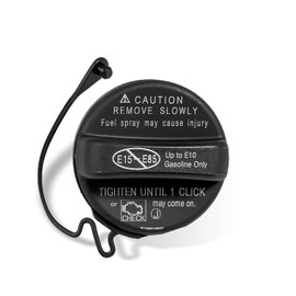 SLIMI 1 PC Fuel Tank Cap, Fuel Filler Gas Cap, Leak-proof Tight Gas Oil Cap Replacement OEM# 77300-52030/77300-07030/06040, Compatible with Camry Corolla RAV4 (Black)