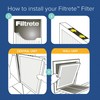 Filtrete 16x25x1 Air Filter, MPR 600, MERV 7, Clean Living