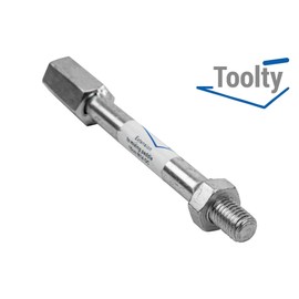 Toolty Professional Mixing Paddle Extension - M14 Thread - Galvanised Steel, Mixer, Whisk, Stirrer - Extension Bar - 150mm - DIY - TLTY-1083