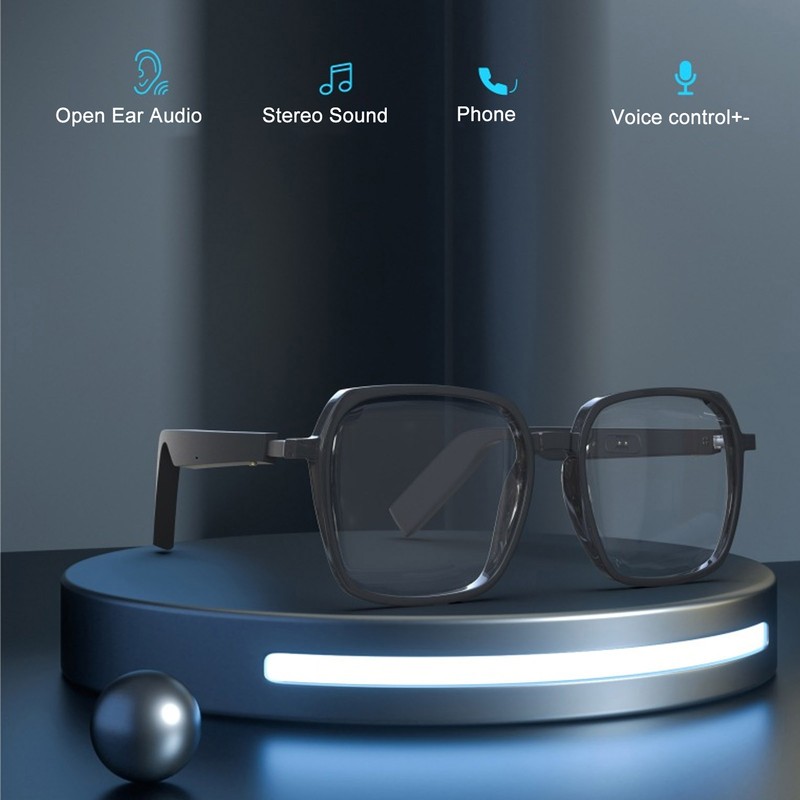 Smart Audio Glasses TR90 Nylon IP67 Waterproof Open Ear Speaker