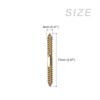 METALLIXITY 10pcs Metal Double End Screw Double Screw Bolts Double
