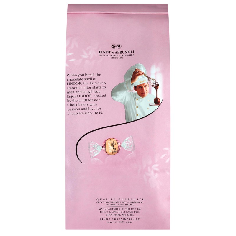 Lindt LINDOR Spring Neapolitan White Chocolate Truffles, Chocolates with Smooth,