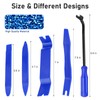 GLK Auto Trim Removal Tool Set, 5pcs Plastic Pry Tool
