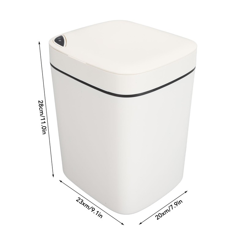 12L Automatic Trash Can Waterproof Touchless Motion Sensor Trash Can