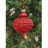 Wizardi Red Round Christmas Glass Ornament F07M7-20-LH76-