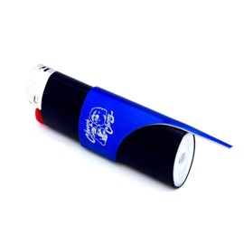 Kasher’s Cheech and Chong Lighter Tool - Lightweight & Multipurpose Accessory for Lighters - Suitable to use as Pipe Cleaner, Poker, Cutter or Multi-Tool Lighter Case (with Lighter, Blue)