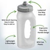Handheld Running Water Bottle 17.6oz Leakproof One Way Valvel Lid,