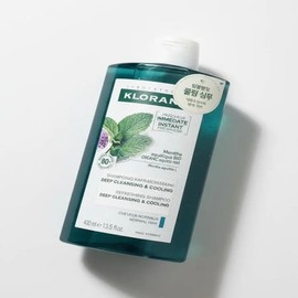 Klorane Aquamint Deep Cleansing Shampoo 400ml(SH) / 클로란 아쿠아민트 딥클렌징 샴푸 400ml(SH)