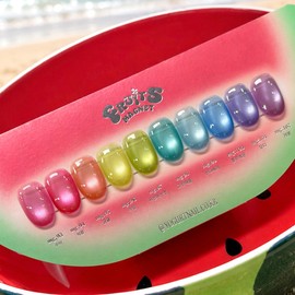 Yogurt gel fruit magnetic gel 10-piece set / 요거트젤 후르츠 자석젤 10종 세트