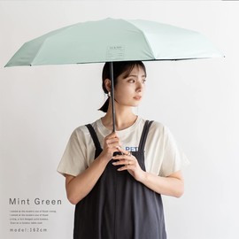 Vita Felice ncu-30084z Women's 6 Tier Minimalist Folding Umbrella, Perfect Blackout for Rain or Shine, Rain, green (mint green)