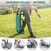 AUROPEAK 2-in-1 Garden Kneeler and Seat, Adjustable Garden Stool with