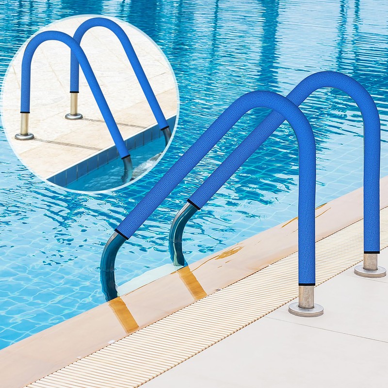 Ciweisah Pool Handrail Covers Slip Resistant Rail Grip Swim Railing