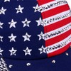 oaesc Patriotic American Flag Baseball Cap USA Bling Sparkle Hat
