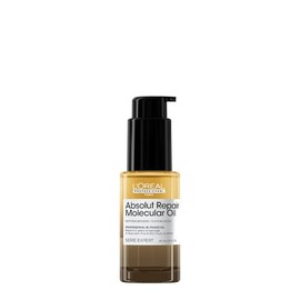 L'Oreal Professionnel Two Phase Hair Oil, Suitable for All Hair Types, Repair Effect, Anti-Frizz Effect, Shiny Hair, Absolut Repair Molecular, 30 ml