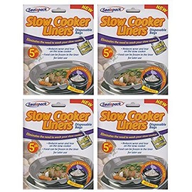 Sealapak 40 Slow Cooker Liners Cooking Bags 8 x 5 Pack For Round & Oval Cookers