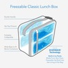 PackIt Freezable Classic Lunch Box, Retro Wave, Built with ECOFREEZE