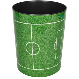 Runner 26665 Motif-paper basket Football field, 13L, round, plastic