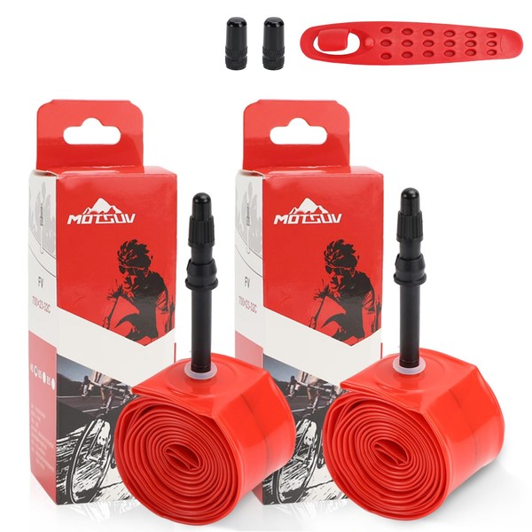 2 x Road Bike Inner Tube 700 x 18-32C French