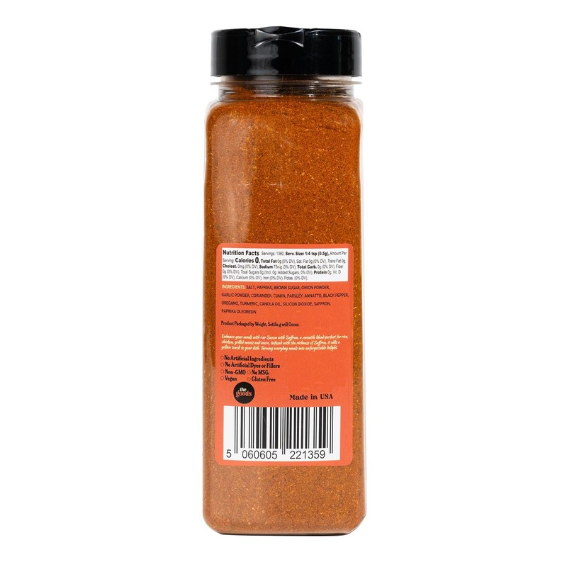 Golden Tower Sazon with Saffron - Sazón Seasoning, All Natural