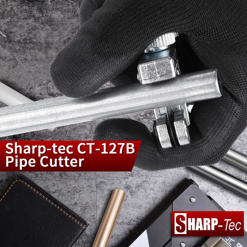 Sharp-tec 3-16mm Pipe Cutter, Adjustable Tube Cutter with Zinc Alloy