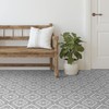 RoomMates FT4602BX Santorini Black and White Peel and Stick Floor