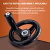 Jadeshay Hand Wheel,3 Spoke Hand Wheel Plastic Crank Revolving Handle