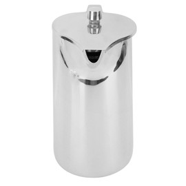 Jarra de agua de 2.0 litros con mango, tetera de metal con jarra de acero inoxidable múltiple tapa de tapa de mango para agua fría, bebidas, frutas y té