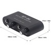 2CH Sound Amp Preamplifier Balanced Input 1/4in 6.5mm Gain Independent