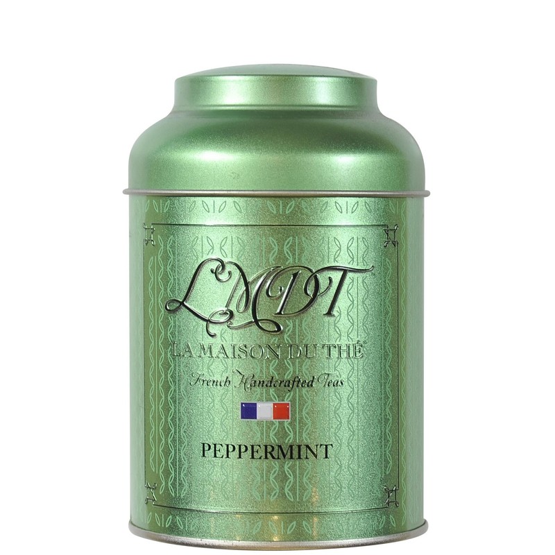 LMDT French Handcrafted Peppermint Tea. Enveloped Teabags, 100 Count