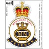 Merchant Navy Veteran Car Sticker - for Exterior or Interior