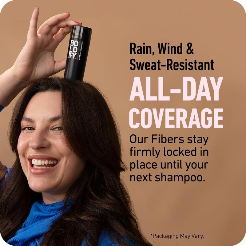 BOLDIFY Hair Fibers (Dark Blonde) Undetectable & Natural - Giant