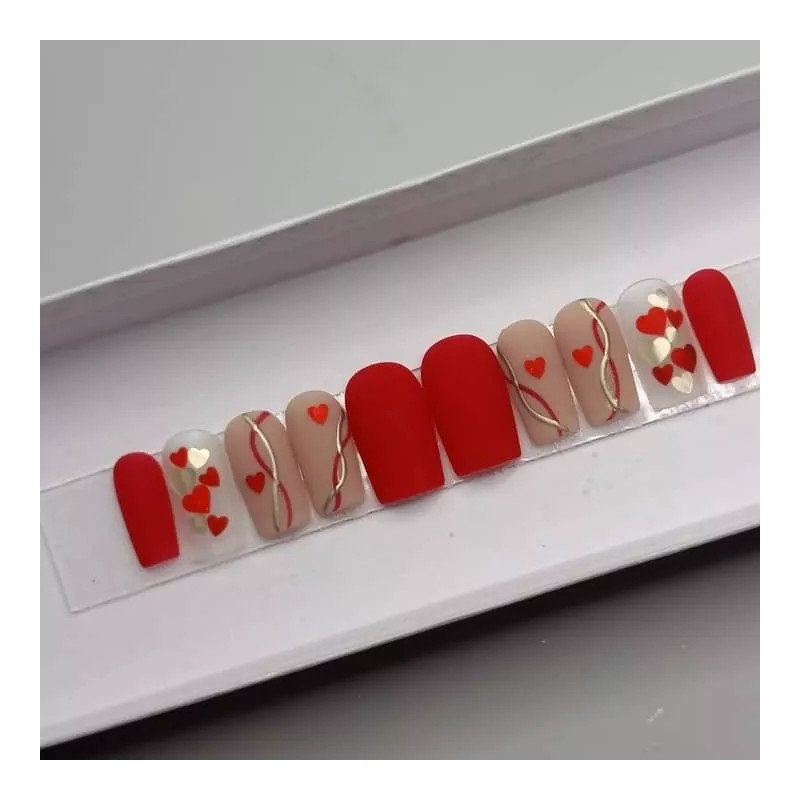 Perfect Nails Press On Uñas San Valentin Press On Calidad